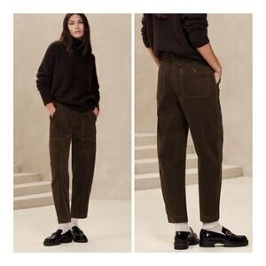Banana Republic The Corduory Barrel Pant Tapered Ankle French Roast - Size 0